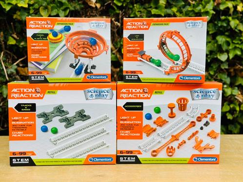 Knikkerbaan Clementoni 4 uitbreidingen en aanvullingen, Kinderen en Baby's, Speelgoed | Educatief en Creatief, Nieuw, Ophalen of Verzenden