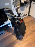 Golftas met clubs, Sport en Fitness, Golf, Ophalen, Zo goed als nieuw, Set, Overige merken