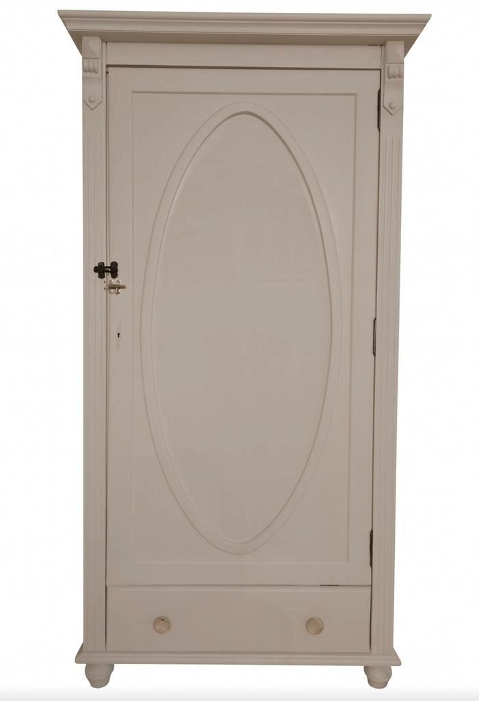 Geweldig leuke houten kast met mooie details grijs beige, Huis en Inrichting, Kasten | Overige, Gebruikt, Ophalen