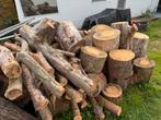 Te koop 5/6 m3 brandhout, 3 tot 6 m³, Ophalen, Overige houtsoorten, Blokken