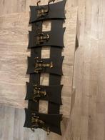 Vintage Houten Wandkapstok met 5 Haken, Huis en Inrichting, Wandkapstok, Gebruikt, Ophalen of Verzenden, Minder dan 100 cm