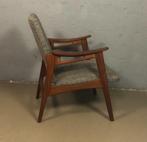 Vintage fauteuil, Ophalen, Hout, Minder dan 75 cm, Vintage