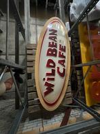 Wild bean cafe en Shell lichtreclame, Ophalen, Gebruikt, ., Lichtbak of (neon) lamp
