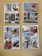 20 Kerstkaarten met folie opdruk, Ophalen of Verzenden, Nieuw, Kerst