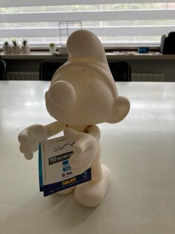 Witte Smurf verzamelobject 19cm beschikbaar voor biedingen