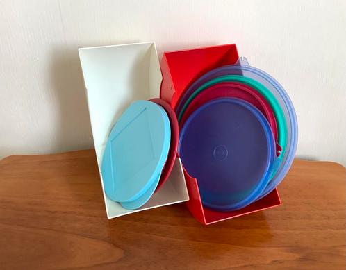 Tupperware 3 x Dekselhouder Rood en Wit €10,00 per stuk., Huis en Inrichting, Keuken | Tupperware, Zo goed als nieuw, Wit, Rood