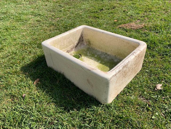 Authentieke wasbakken, Tuin en Terras, Bloembakken en Plantenbakken, Gebruikt, Rechthoekig, Ophalen