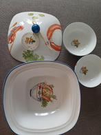 Serveerschaal met 2 kommen - Alie Kruse-Kolk, Ophalen of Verzenden, Nieuw, Schaal of Schalen