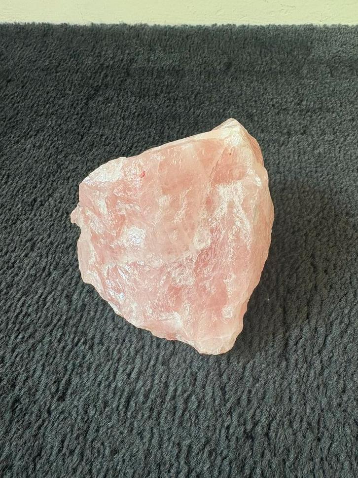 Ruwe rozenkwarts 10 cm, Sieraden, Tassen en Uiterlijk, Edelstenen, Nieuw, Ophalen
