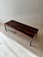 Midcentury design coffee table jaren 60 rosewood, Gebruikt, Metaal, Midmod, Ophalen of Verzenden