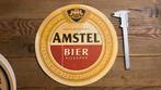 1 Amstel bierviltje 32 cm Dienblad bierviltje, Ophalen of Verzenden, Zo goed als nieuw, Viltje(s), Amstel