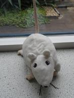 Dikke Rat van IKEA Gosig Ratta wit  witte muis velours, Kinderen en Baby's, Speelgoed | Knuffels en Pluche, Ophalen of Verzenden