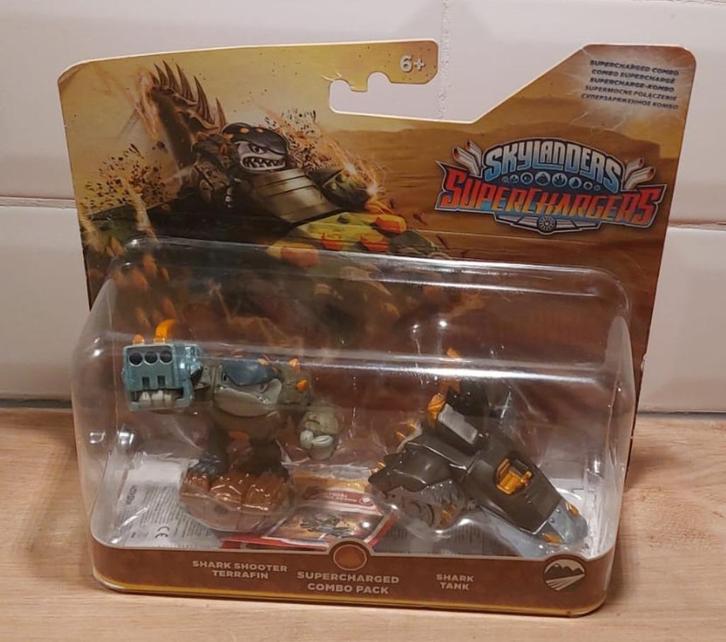 Skylanders: Combo Pack Shark Shooter Terrafin & Shark Tank, Spelcomputers en Games, Games | Nintendo Wii, Zo goed als nieuw, Avontuur en Actie