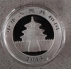 Zilveren Panda Munt 2015, Postzegels en Munten, Ophalen of Verzenden, Oost-Azië, Losse munt, Zilver