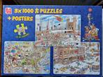 Diverse Jan van Haasteren puzzels, 950 en 3x1000 stukjes, Hobby en Vrije tijd, Denksport en Puzzels, Ophalen of Verzenden, 500 t/m 1500 stukjes
