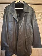 Leren jas bruin maat M, Ophalen of Verzenden, Zo goed als nieuw, Maat 52/54 (L), Bruin