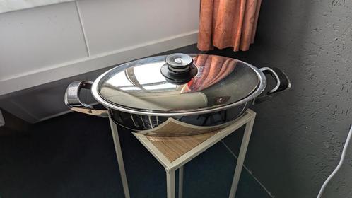 Hele zeldzame AMC ovale vispan, Huis en Inrichting, Keuken | Potten en Pannen, Zo goed als nieuw, Koekenpan of Braadpan, Rvs, Keramische plaat