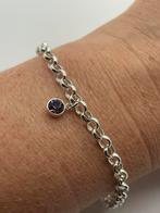 A282 Prachtige zilveren jasseron armband, Sieraden, Tassen en Uiterlijk, Armbanden, Ophalen of Verzenden, X, Zilver, Zilver