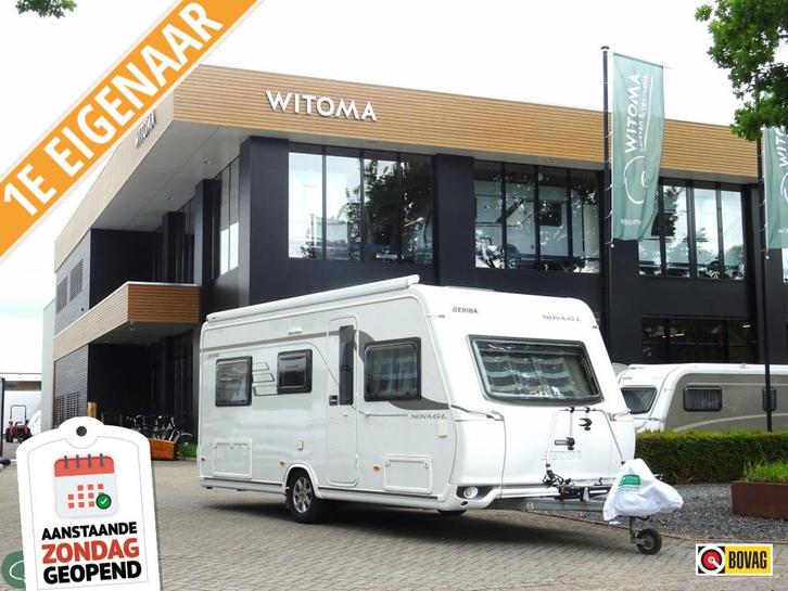 Eriba Nova GL 485 zondag 12 okt open huis, Caravans en Kamperen, Caravans, tot en met 4, 1250 - 1500 kg, Rondzit, Eriba, Frans bed