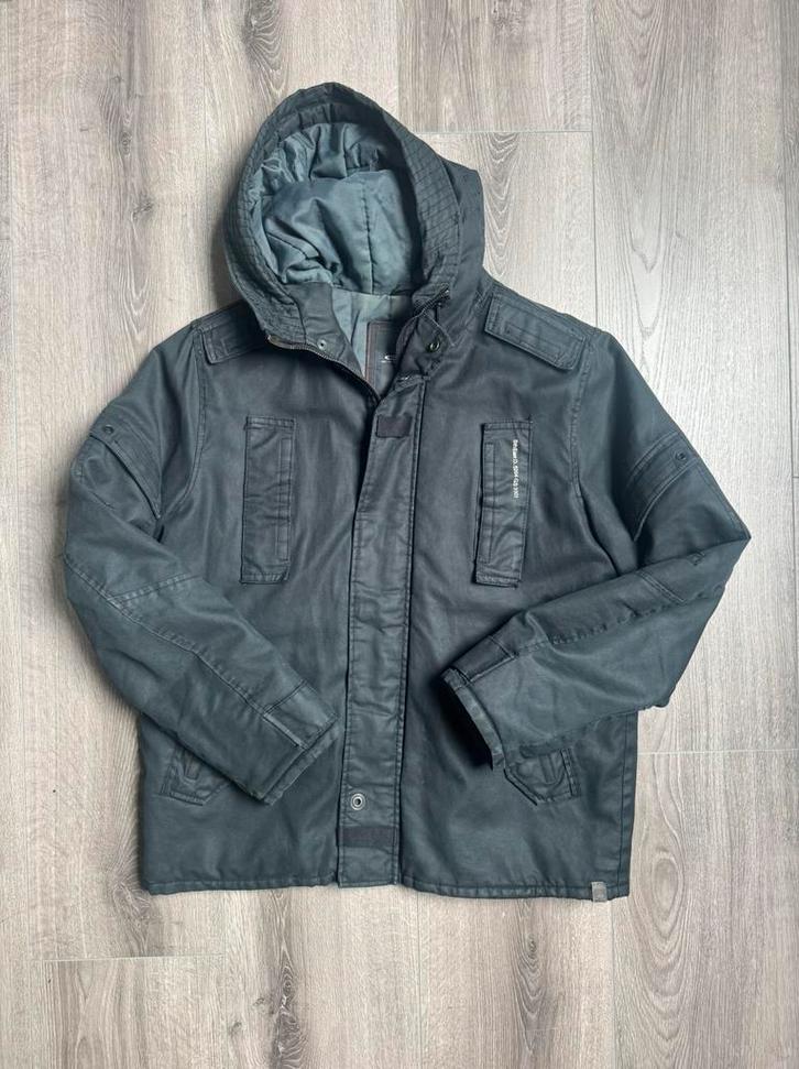 G-Star Jas- Maat XL - zwart/grijs/donker blauw - Goede Staat, Kleding | Heren, Jassen | Winter, Gedragen, Maat 56/58 (XL), Zwart