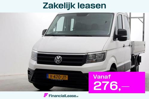 Volkswagen Crafter 35 2.0 TDI 140pk L3 D.C. Open laadbak Tre, Auto's, Bestelauto's, Bedrijf, Lease, Financial lease, ABS, Airbags