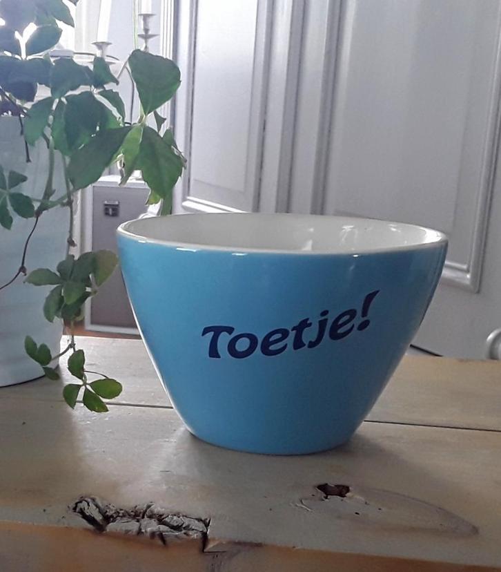 Dessert schaal kom schaaltje kommetje toetje - friesche vlag, Huis en Inrichting, Keuken | Servies, Zo goed als nieuw, Kom(men)