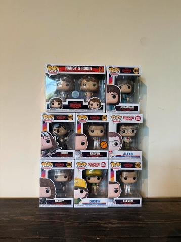 Funko Pop! Stranger Things Collectie beschikbaar voor biedingen