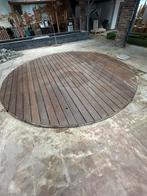 Harthout Vlonder met Antislip + Onderconstructie, Ophalen of Verzenden, Gebruikt, Hout