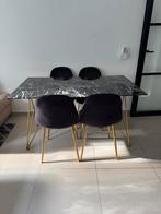Bank/slaapbank,eethoek en salon tafel, Huis en Inrichting, Complete inboedels, Ophalen of Verzenden