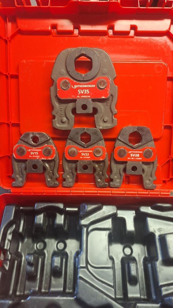 4x rothenberger romax compact tt persbekken VIEGA, Auto diversen, Autogereedschap, Zo goed als nieuw, Ophalen of Verzenden