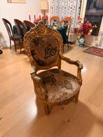 Goudkleurig mooie stoel, Ophalen of Verzenden