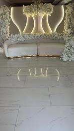 Banken voor bruiloften en evenementen te koop, Nieuw, Ophalen of Verzenden, Rechte bank, Stof