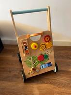 Prachtige houten loopkar met rem, Kinderen en Baby's, Speelgoed | Houten speelgoed, Ophalen, Zo goed als nieuw