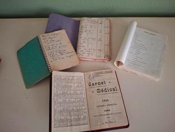 Frans kasboekje 1931-1948, agenda '67, cabinet medical 1934 beschikbaar voor biedingen