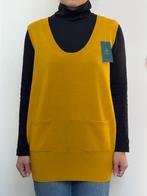 Mongoolse kasjmier lange spencer, Kleding | Dames, Truien en Vesten, Verzenden, Geel, Maat 42/44 (L), Nieuw
