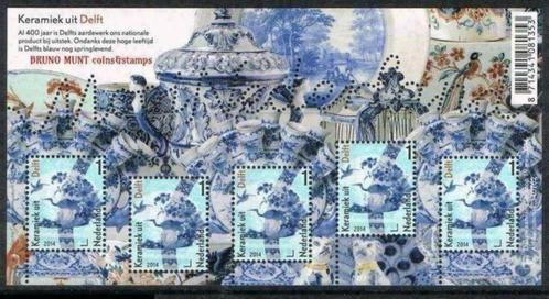 NVPH 3185 Mooi Nederland - Keramiek uit Delft 2014, Postzegels en Munten, Postzegels | Nederland, Postfris, Na 1940, Verzenden