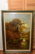 Olieverf schilderij met lijst van F. Baayens, mooi, intact, Ophalen