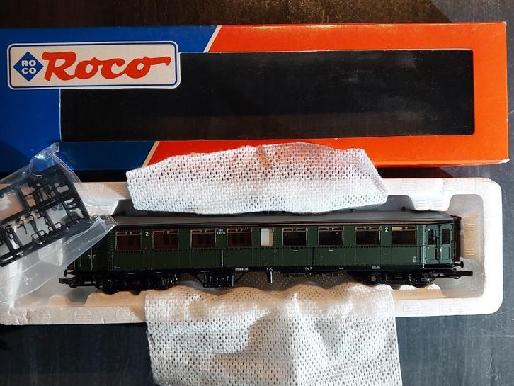 Roco 44988.1 H0 Blokkendoosrijtuig 2e klas B 8536 van de NS, Hobby en Vrije tijd, Modeltreinen | H0, Zo goed als nieuw, Wagon