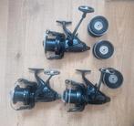 3x Shimano 14000 XTB Long Cast. Inclusief 3x reservespoelen., Ophalen, Zo goed als nieuw, Molen