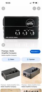 Te koop gevraagd Noble bass pre amp DI, Ophalen of Verzenden, Zo goed als nieuw