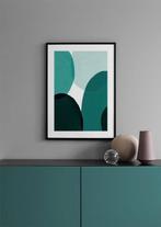 Nieuw: Desenio Green Shapes Poster (Zonder Lijst), Ophalen of Verzenden