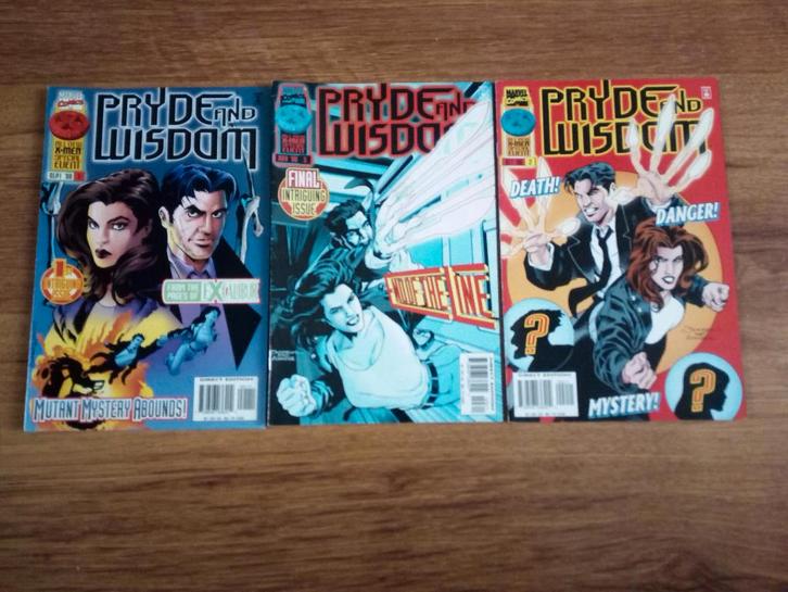Marvel Pryde & Wisdom 1,2.3. comics, Boeken, Strips | Comics, Zo goed als nieuw, Meerdere comics, Amerika, Ophalen of Verzenden