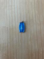 OUDE GEËMAILLEERDE MARIA MEDAILLE, Ophalen of Verzenden, Zo goed als nieuw, Sieraad, Christendom | Katholiek