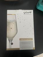 Vivo champagne glazen nieuw in doos, Verzamelen, Glas en Borrelglaasjes, Nieuw, Overige typen, Ophalen of Verzenden