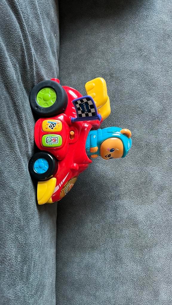 VTech speel en leer racebeer als nieuw, Kinderen en Baby's, Speelgoed | Vtech, Zo goed als nieuw, Ophalen of Verzenden