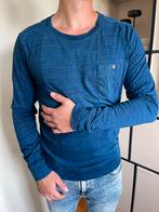 Chasin t shirt trui L blauw met lange mouwen, Ophalen of Verzenden, Gedragen, Maat 52/54 (L), Blauw