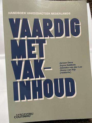 Vaardig met Vakinhoud - Handboek Vakdidactiek Nederlands beschikbaar voor biedingen