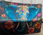 Doek/wanddoek olifant, kleurrijk, 200x150 cm, Ophalen of Verzenden, Nieuw