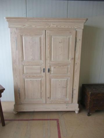 Oer 11644 ANTIEKE uitneembare grenen kast uit de Elzas beschikbaar voor biedingen