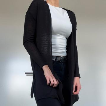 Zwarte lange vest van H&M Divided – maat XS beschikbaar voor biedingen